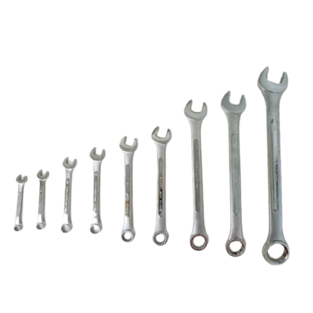 Aigo Combination Wrench Inches Size: 1/4 to 2-1/2″ Made in Japan