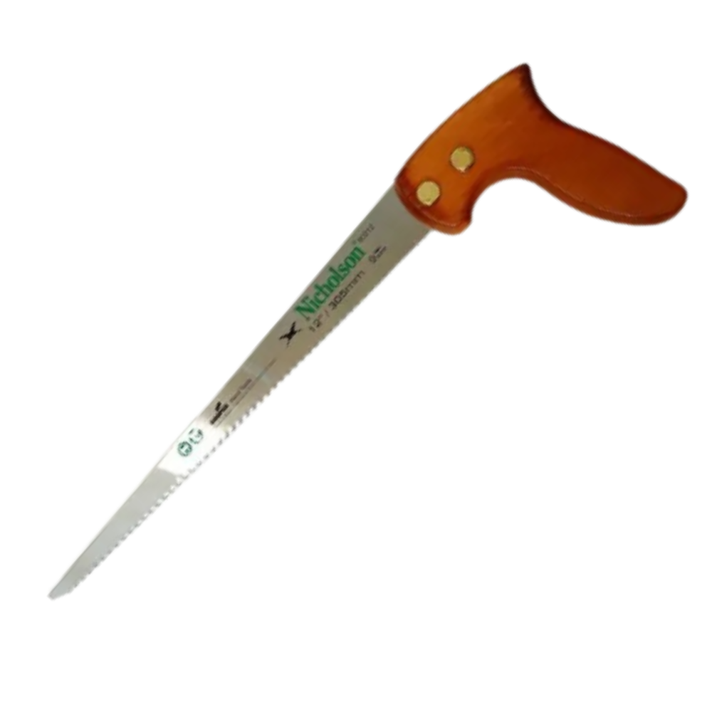 Nicholson Compass Handsaw 12″ 9TPI Model: H80212  Made in Brazil