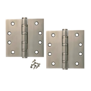 Yale Heavy Duty 2 Ball Bearing Button Tipped Hinges (2 pcs.) - Silver (3", 3.5" & 4")