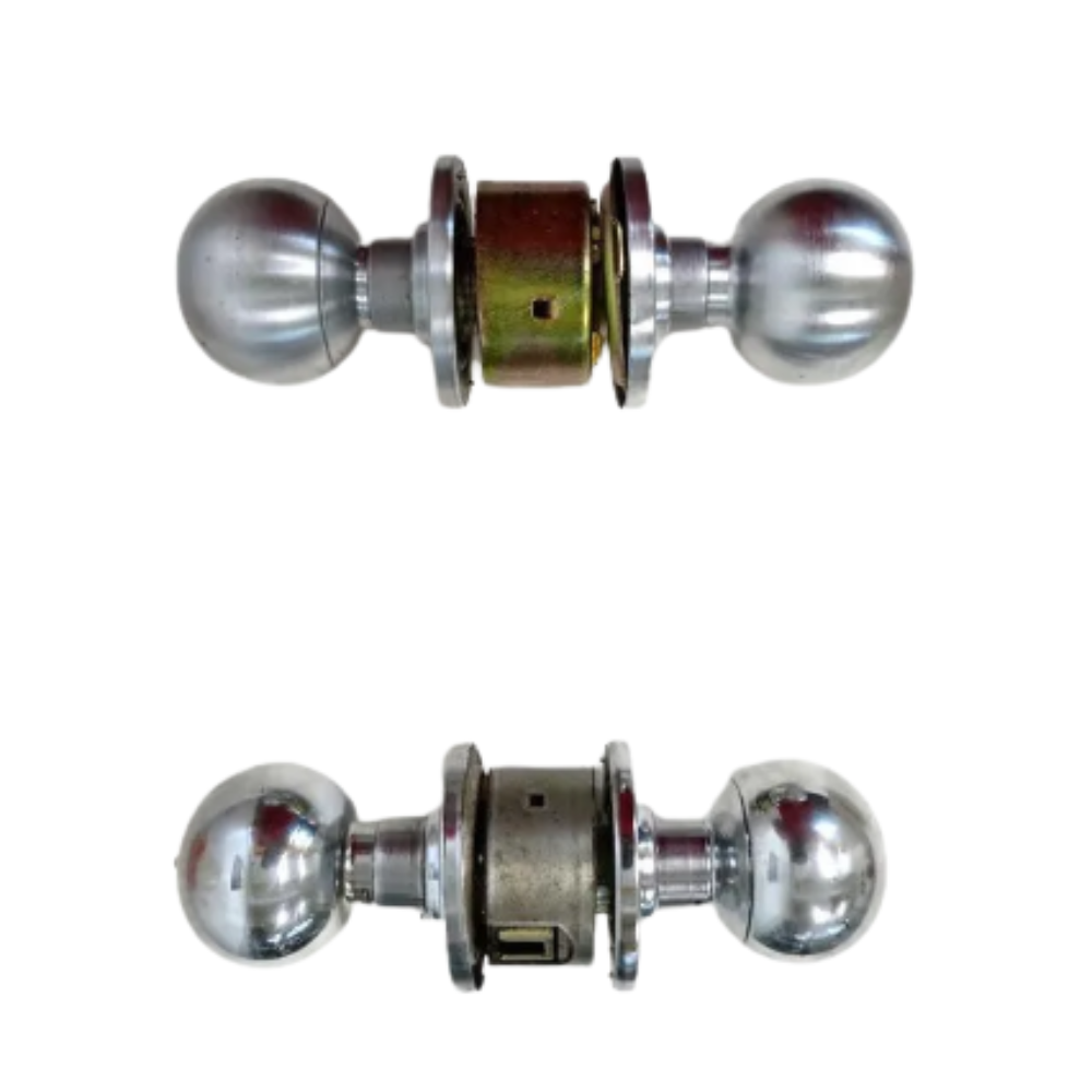 Schlage Orbit Style Door Knob with Keys – Polished Chrome, or Satin Chrome  Model: A53PD ORB 625 or 626 Made in Mexico