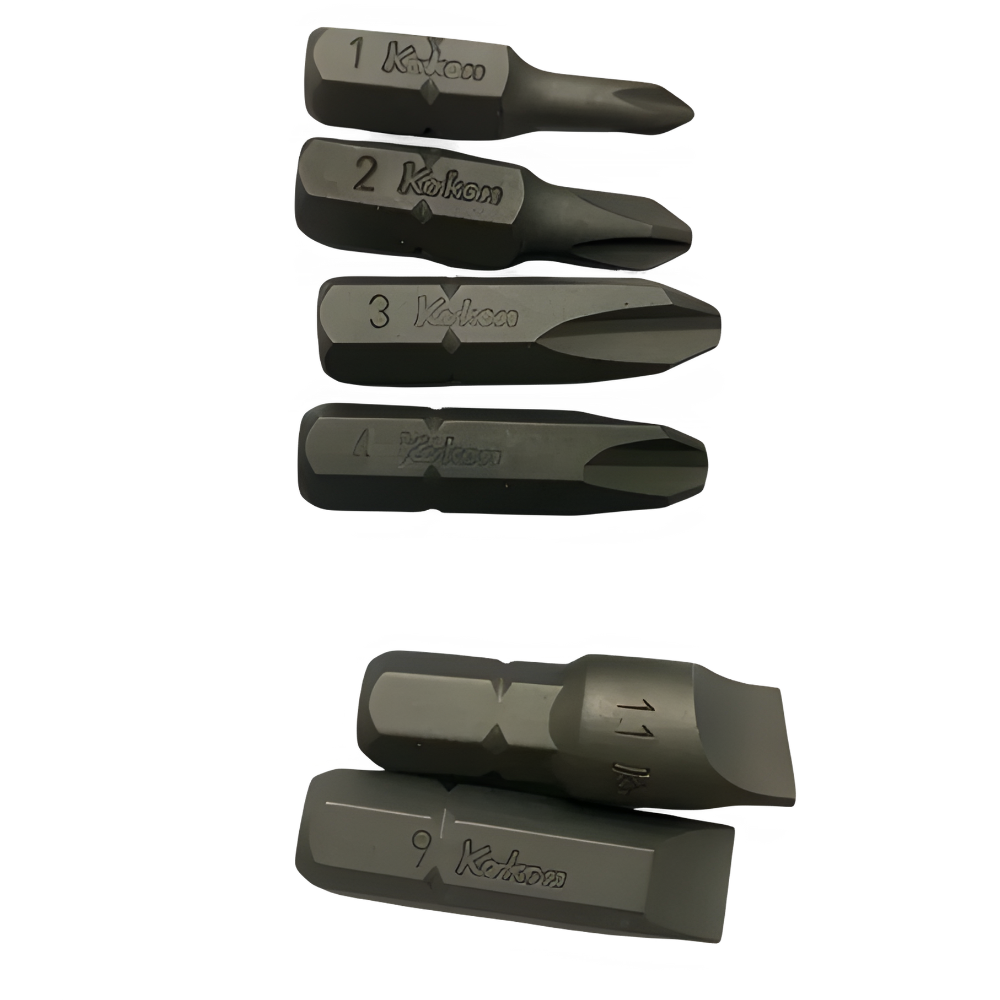 6 pcs. Koken Attack Driver Bits