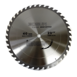 Bosun T.C.T.  Circular Saw Blade 20 Inches 40 Teeth for Wood