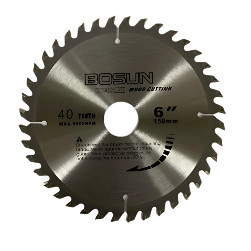 Bosun T.C.T. Circular Saw Blade 6 Inches 40 Teeth for Wood