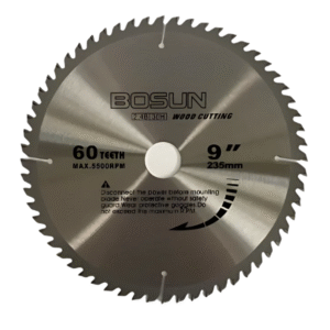 Bosun T.C.T. Circular Saw Blade 9-1/4 Inches 60, 80 & 100 Teeth for Wood