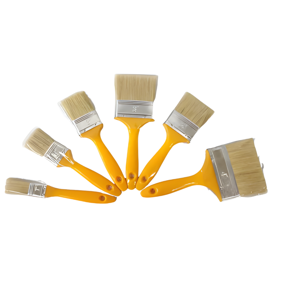 Butterfly Paint Brush w/ Plastic Handle Size: 1/2", 1", 1-1/2", 2", 1-1/2", 3" & 4"