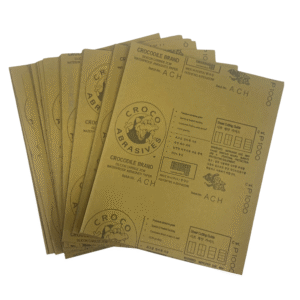 50 pcs. Crocodile Brand Waterproof Sandpaper Grit 120 and 1000 Made in Korea