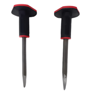 Drexel Pointed Cold Chisel with Rubber Hand Guard 16mm and 19mm x 300mm