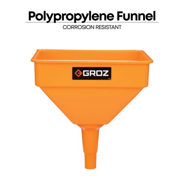 Groz Oil Fuel Funnel 4.7L 5