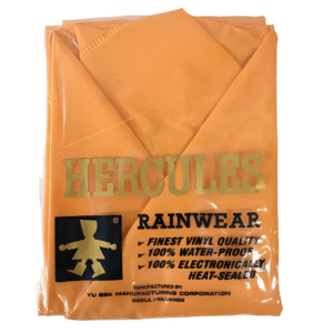 Hercules Heavy Gauge Kneelength Rainwear #2099 Yellow Gold