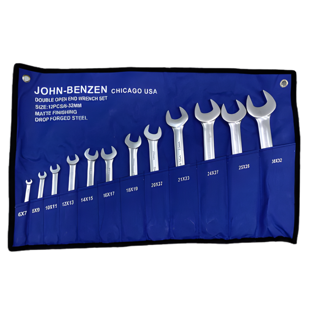 John Benzen 12 pc. 6 to 32mm Open  Wrench Set
