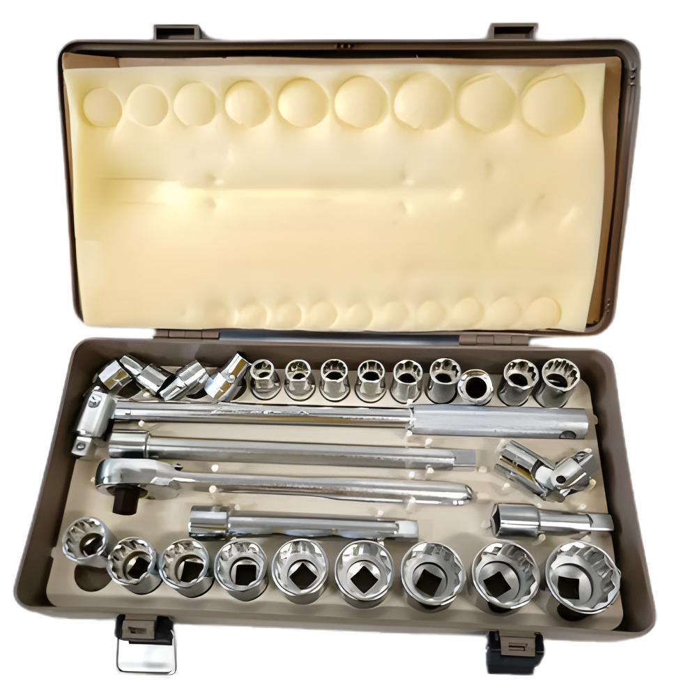 KTC 22pc. 1/2" Dr. 6 & 12pts Metric & Inches Socket Wrench Set B3022P