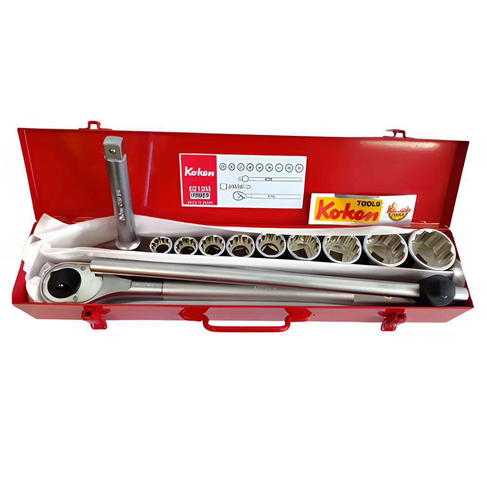 Koken 20pc. 3/4 Dr. Socket Set 21 - 50mm 12pts. Made in Japan Model: 6260-M 12P