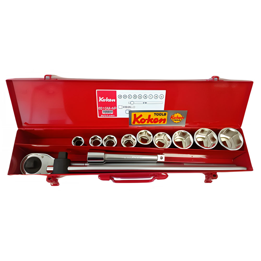 Koken 12pc. 3/4 Dr. Socket Set 22 - 50mm 6pts. Made in Japan Model: 6212-M 6P
