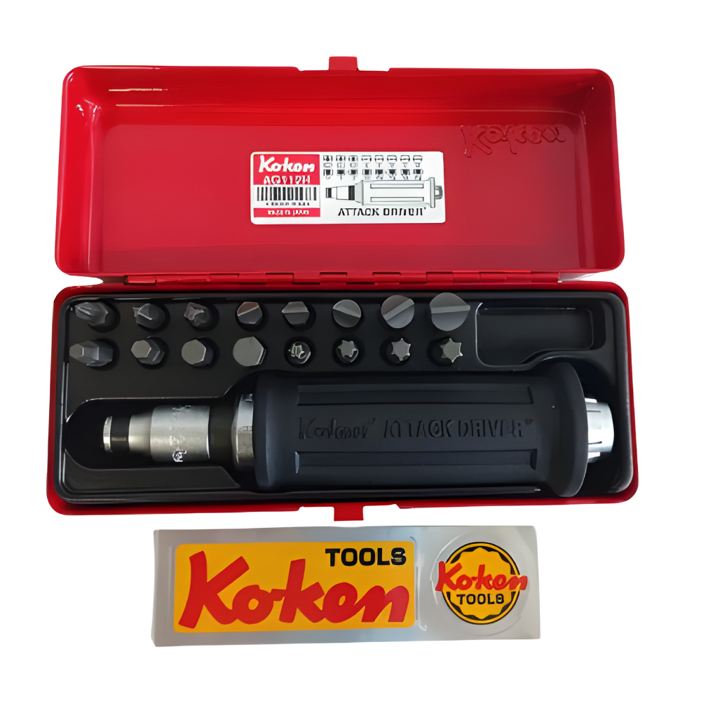 Koken 18pc. Attack Driver Set Model AG-112H Made in Japan