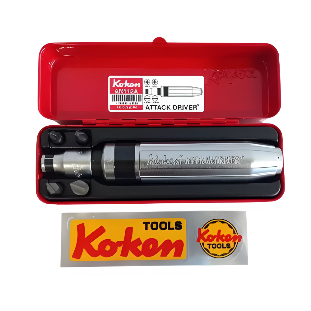Koken 6pc. Attack Driver Set Model AN-112A Made in Japan
