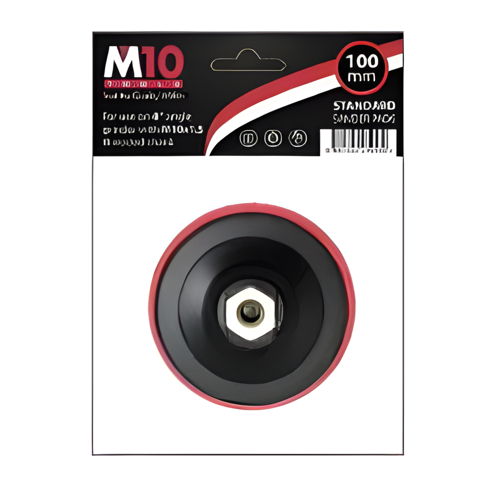 M10 4" Sanding Pad for Angle Grinder (M10 x 1.5)