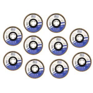 M10 Abrasive Flap Disc Wheel 4" for Stainless Steel (10 pcs.) Grit: 60, 80, 100 & 120