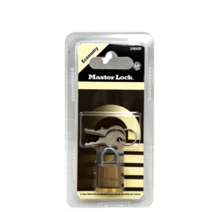 Master Lock Hardened Solid Brass Padlock 19mm 1900D