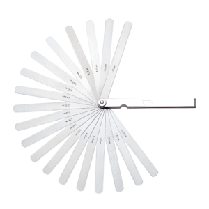 Mitutoyo Thickness Gage 13 Leaves 0.05 - 0.3mm by 0.05mm, 0.4 - 1mm by 0.1mm Model:184-305S Made in Japan