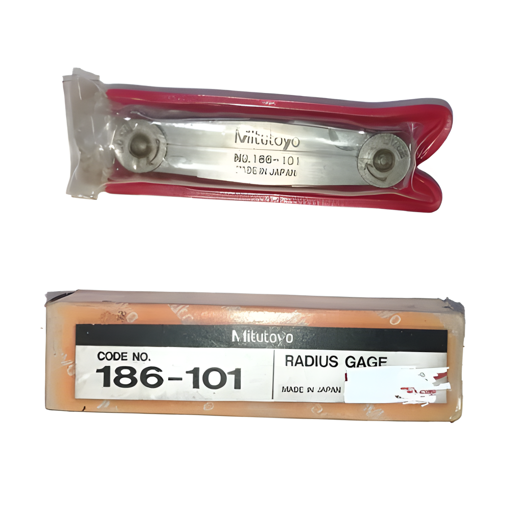Mitutoyo Radius Gage 1/32 - 1/4" 15 pairs Model: 186-101 Made in Japan - Image 2