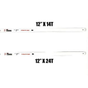 Morse Bi-Metal 8% Cobalt Hacksaw Blade 12" 14T & 24T Made in U.S.A.
