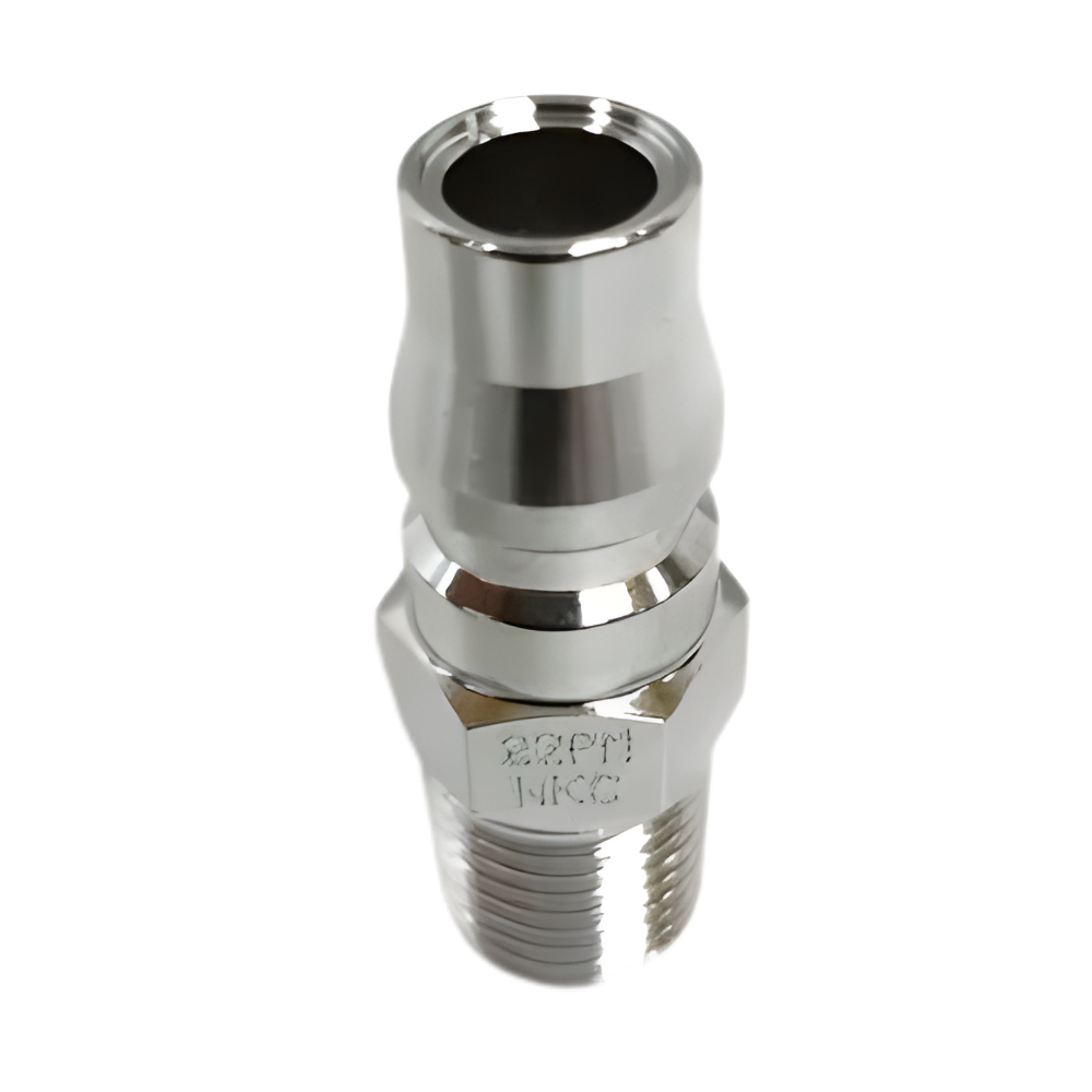 NKC/Japan Plug Male Thread Quick Coupler Plug (22PM-1/4", 23PM-3/8" & 24PM-1/2") Made in Japan