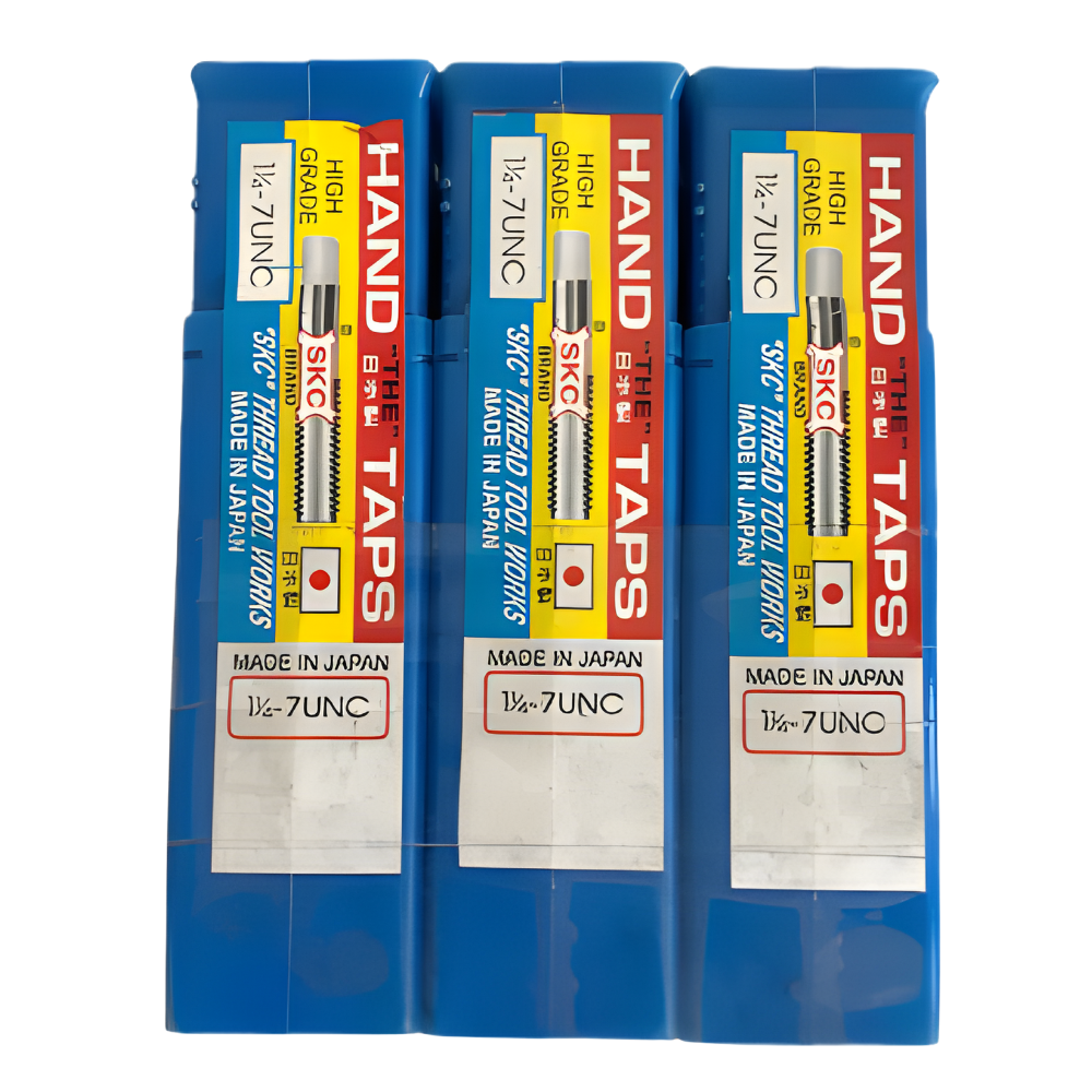 SKC 3 pc. Hand Tap Set Inches Size Made in Japan