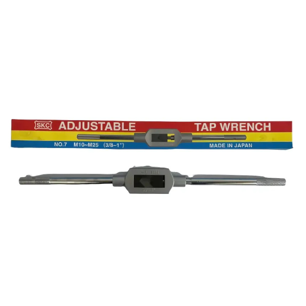 SKC Adjustable Tap Wrench No.7 3/8 to 1" or M10 to M25 Made in Japan