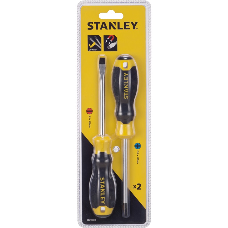 Stanley 2pc. Cushion Grip Screwdriver