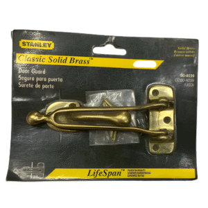 Stanley Classic Solid Brass Heavy Duty Door Guard 80-4039