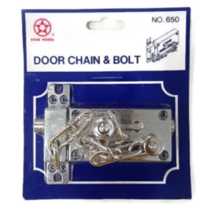 Star Wheel Door Chain & Lock Chrome Model: No. 650