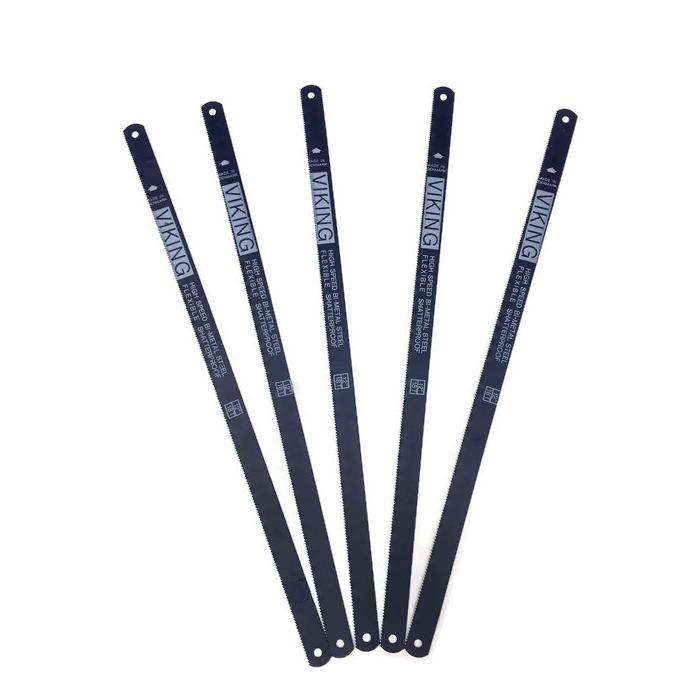 Viking 5pcs. High Speed Bi Metal Steel Flexible Shatterproof Hacksaw Blade 12x18 Teeth