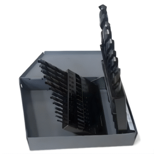 Chicago Latrobe 15 pc. HSS Drill Bit Set 1/16" to 1/2" Made in U.S.A.