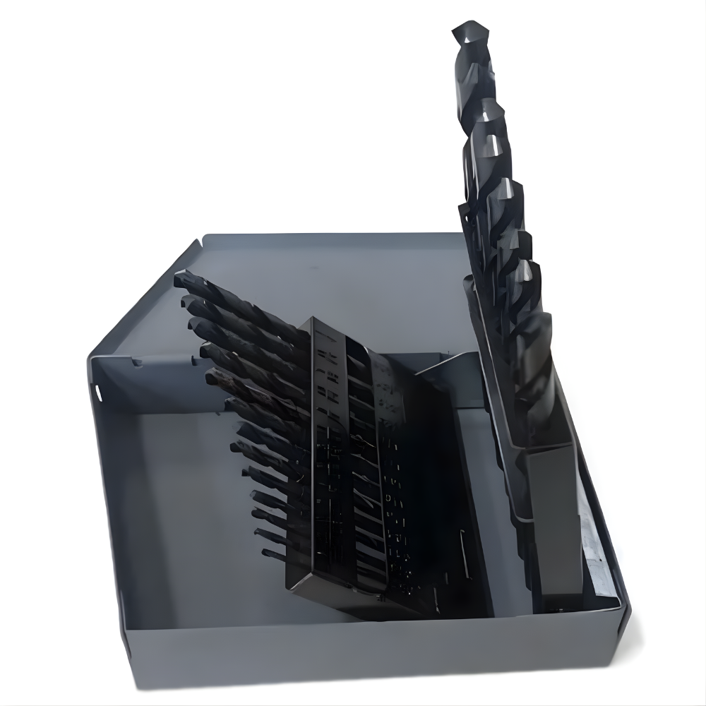 Chicago Latrobe 15 pc. HSS Drill Bit Set 1/16" to 1/2" Made in U.S.A.