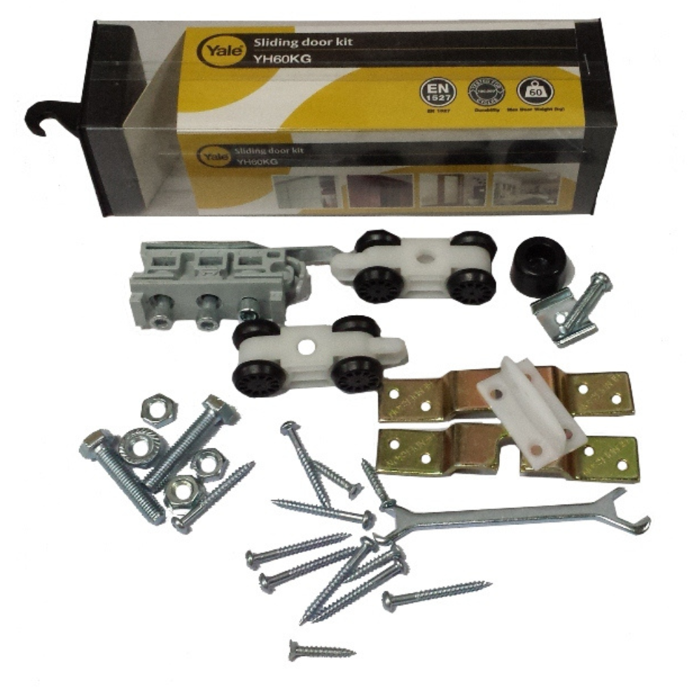Yale Sliding Door Kit - 60kg. capacity