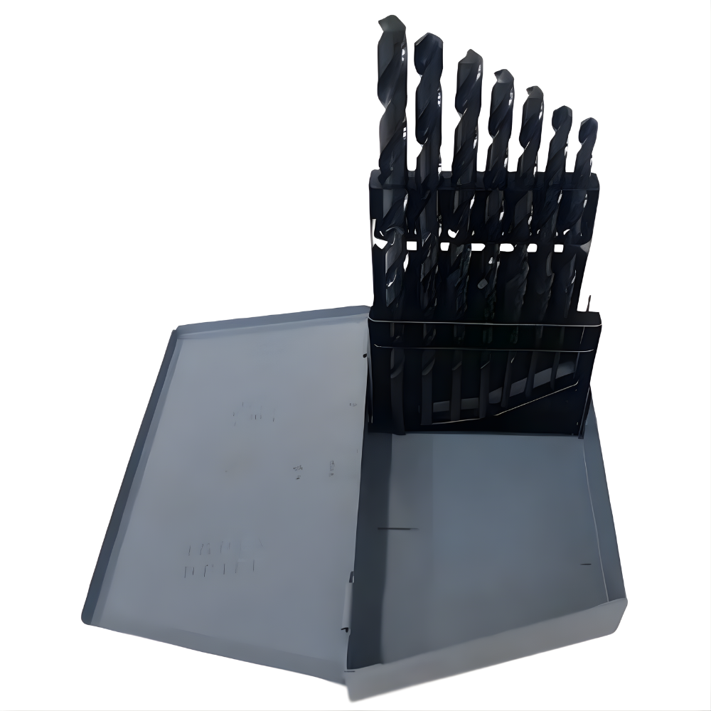 Chicago Latrobe 21 pc. HSS Drill Bit Set 1/16" to 3/8" Made in U.S.A.