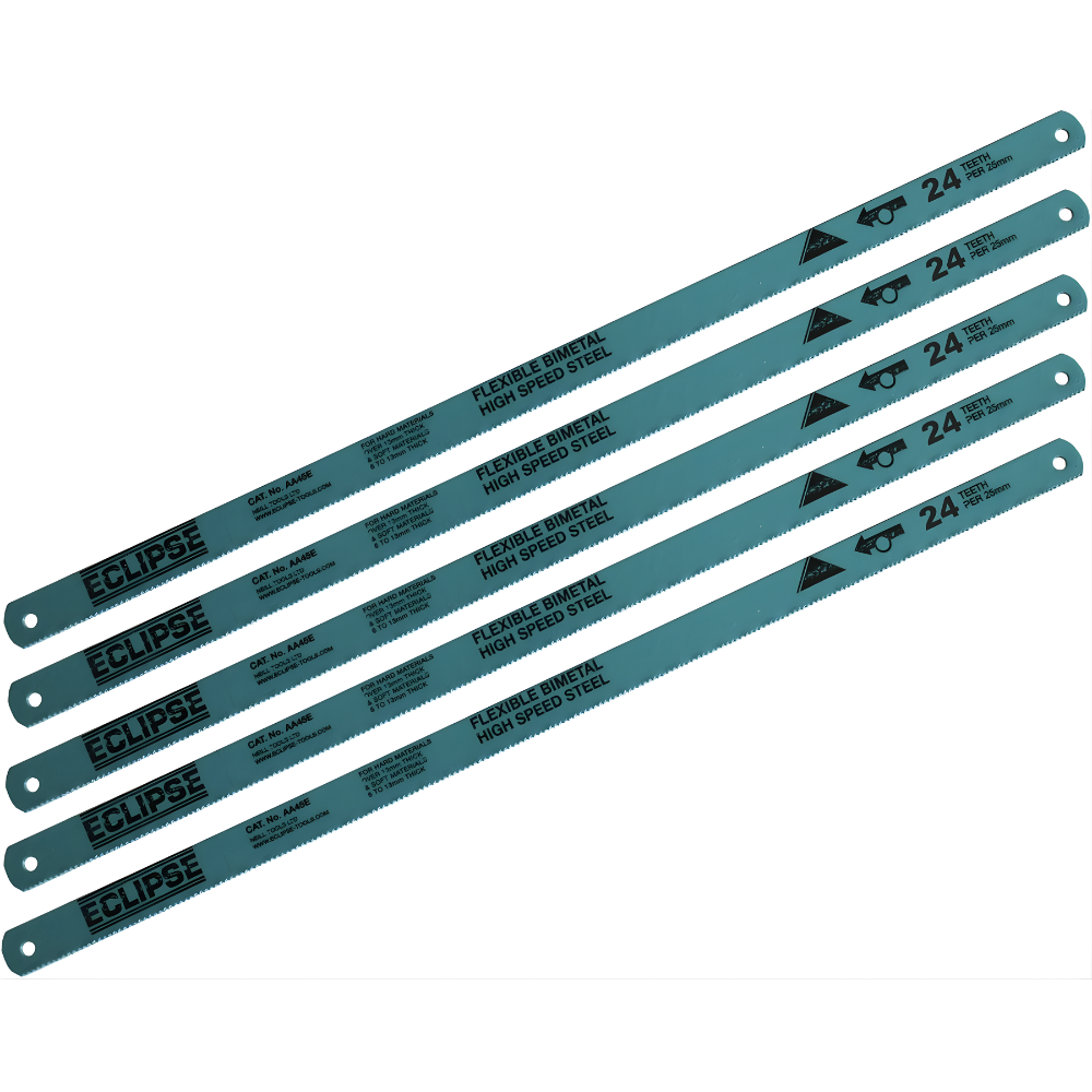 Eclipse Predator Flexible Bi-Metal Hacksaw Blade 12" 18T or 24T
