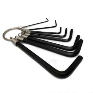 8 pc. Eight Hex Allen Key Wrench Set with Ring 1/16 to 1/4" 004-4 Made in Japan