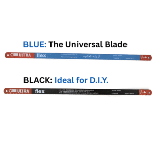 Ultra Flex Hacksaw Blade 12" x 18T (Black & Blue)Made in France