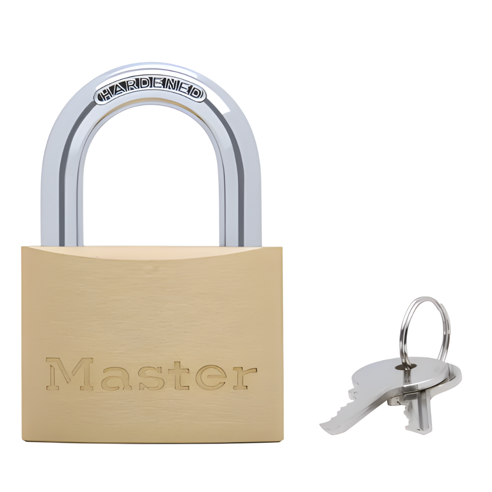 Master Lock 60mm Hardened Solid Brass Padlock 60mm 1904D