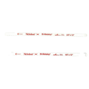 Nicholson Bi-Metaloy Hacksaw Blade 12" x 18T & 12" x 24T Made in Colombia
