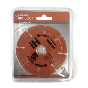 Crescent Nicholson Diamond Cutting Wheel Segmented 4" DS040116G1
