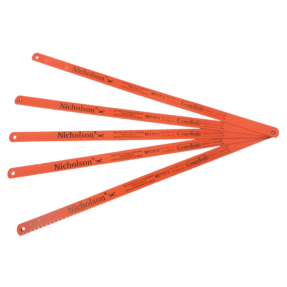 Nicholson H.S.S. Hacksaw Blade 12" x 18T Model: MH1812 Made in Mexico