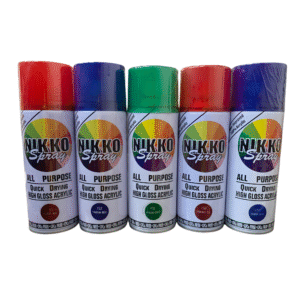 Nikko All Purpose Quick Drying High Gloss Acrylic Spray Paint 400cc- Yamaha & Honda Colors