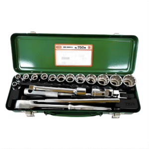 Tone 26pc. 1/2" Dr. 12pts 8-27mm Socket Wrench Set No. 750M Made in Japan