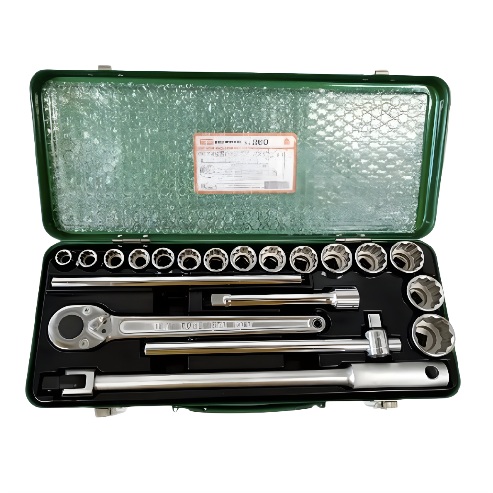 Tone 20pc. 1/2" 12pts. Dr. Socket Wrench set 7/16- 1-1/4" No. 260