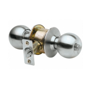 Yale Satin Finish Bathroom Door Knob Lockset VCA5122 US32D