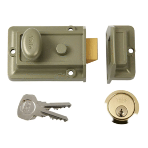Yale Nickel Finish Traditional Nightlatch P-77-ENB-PB-60