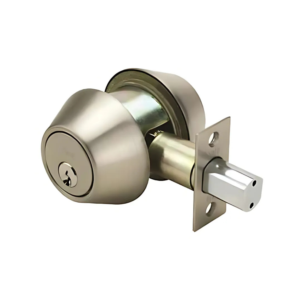 Yale Satin Finish Double Cylinder Dead Bolt V8121 Silver or Antique Brass