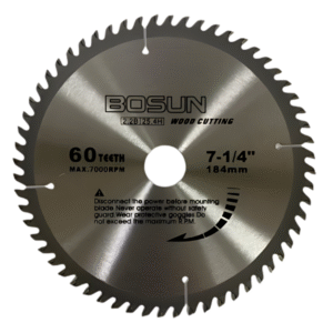 Bosun T.C.T. Circular Saw Blade 7-1/4 Inches 60 & 80 Teeth for Wood